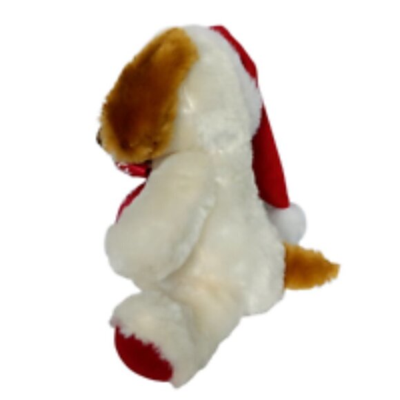 Hug and Luv Christmas Puppy Dog Plush Red Snowflake 10 Inch - Picture 2 of 7